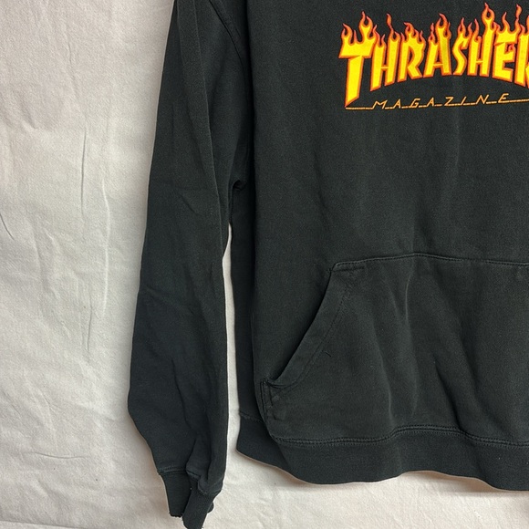 Thrasher Magazine Kids Flames Pull Over Hoodie Size Large (Child) - Picture 5 of 7